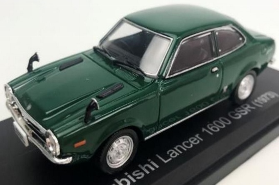 ノレブ1/43 三菱 ランサー 1600GSR 1973 (ダークグリーン)｜ミニカーショップ ディーズ・サーキット